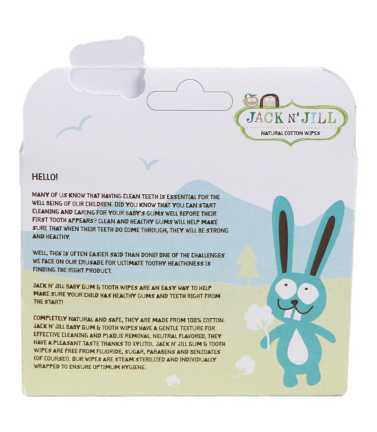 Jack N'Jill Diş ve Damak Temizleme Mendili