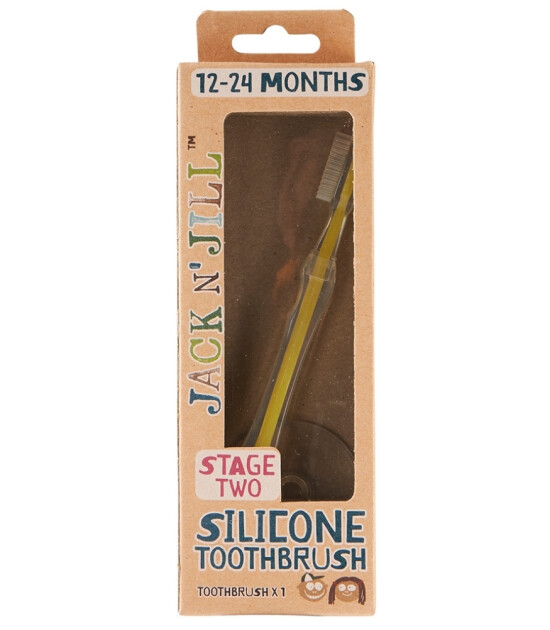 Jack N'Jill Silikon Çocuk Diş Fırçası - Stage2