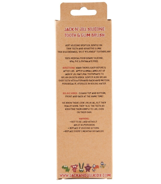 Jack N'Jill Silikon Çocuk Diş Fırçası - Stage2