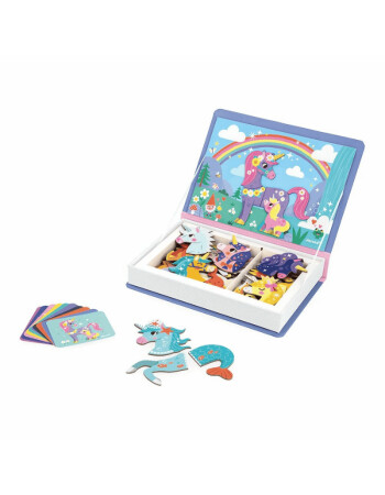 Janod Mıknatıslı Oyun Kitabı - Unicornlar
