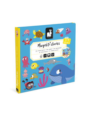 Janod Mıknatıslı Oyun Kitabı - Denizin Dibinde