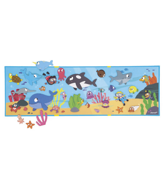 Janod Mıknatıslı Oyun Kitabı - Denizin Dibinde