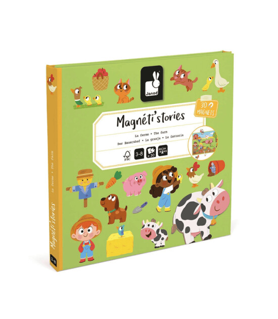 Janod Mıknatıslı Oyun Kitabı - &Ccedil;iftlik