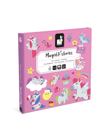 Janod Mıknatıslı Oyun Kitabı - Unicorn