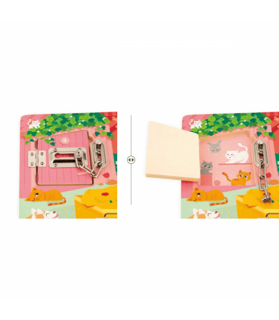 Janod S&uuml;rpriz Kilitli Pano - &Ccedil;iftlik