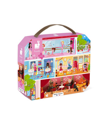 Janod &Ccedil;anta Puzzle // Dans Akademi (100 Par&ccedil;a)