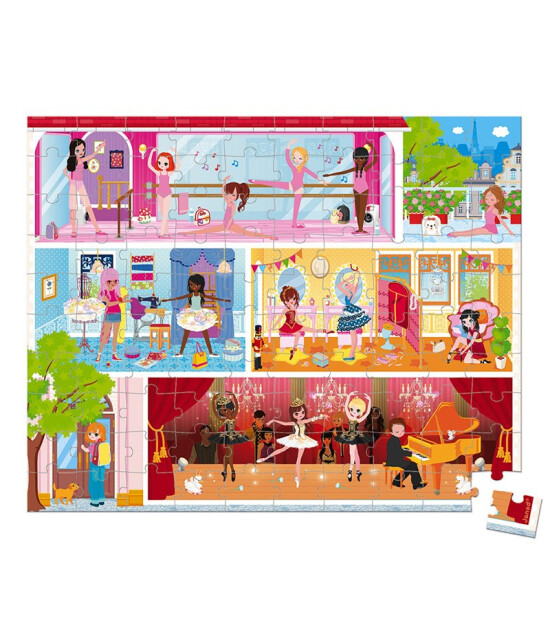 Janod Puzzle // Dans Akademi (100 Parça)
