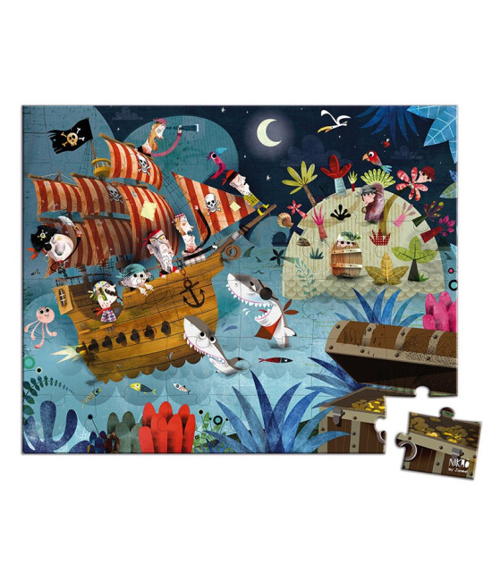 Janod Puzzle // Hazine Avı (36 Parça)
