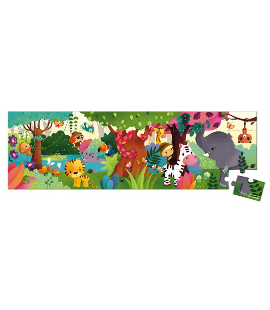 Janod Panoramik Puzzle // Orman (36 Parça)