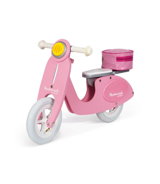 Janod Ahşap Denge Bisikleti // Pembe