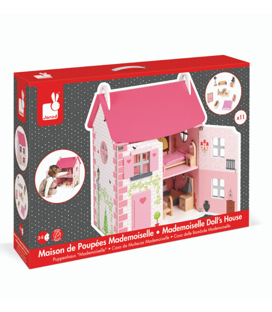 Janod Mademoiselle Ahşap Bebek Evi