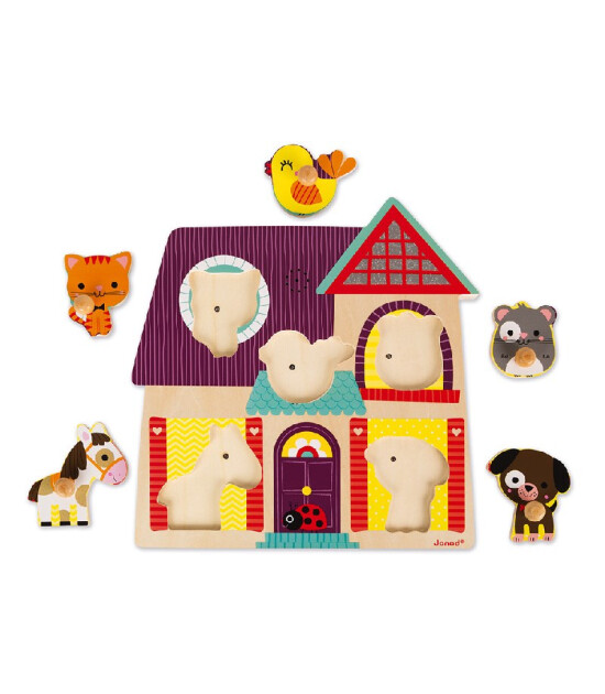 Janod Ahşap Müzikli Puzzle // My Little Friends
