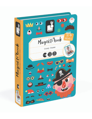 Janod Magnetibook - Mıknatıslı Oyun // &Ccedil;ılgın Y&uuml;zler