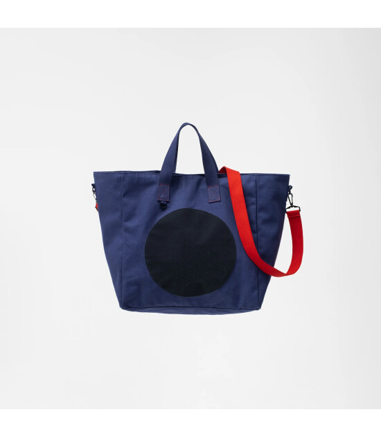 JantiFox Kanvas Tote &Ccedil;anta // Lacivert