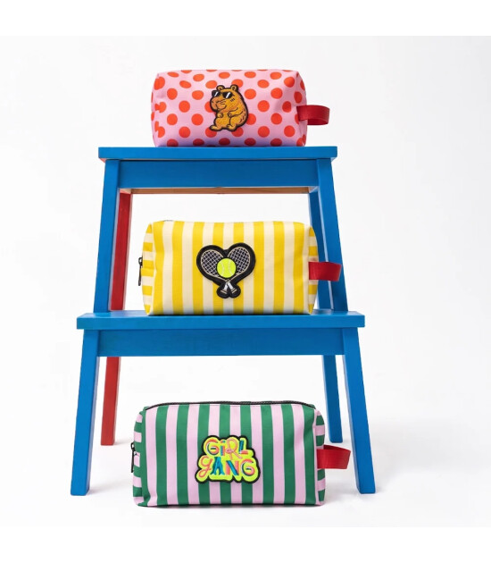 JantiFox &Ccedil;ok Ama&ccedil;lı Mini &Ccedil;anta // Mint Candy Stripe