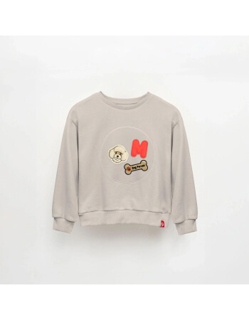 JantiFox &Ccedil;ocuk Sweatshirt // Bej