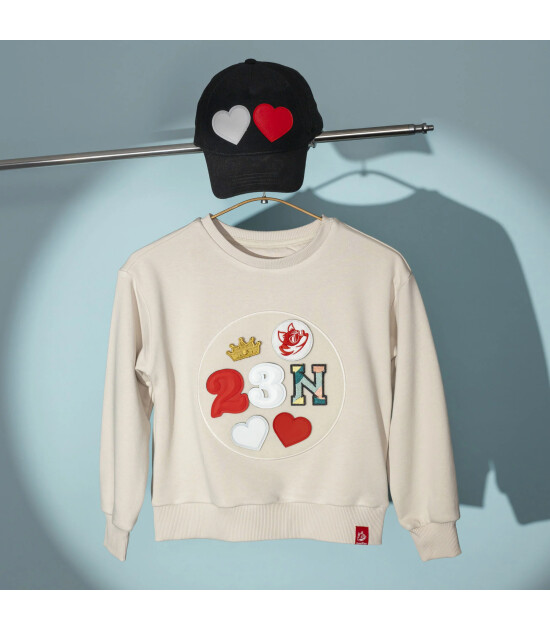 JantiFox &Ccedil;ocuk Sweatshirt // Bej
