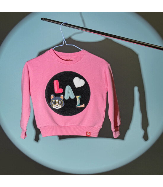 JantiFox &Ccedil;ocuk Sweatshirt // Pembe
