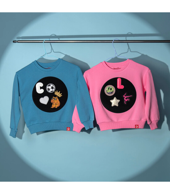 JantiFox &Ccedil;ocuk Sweatshirt // Pembe