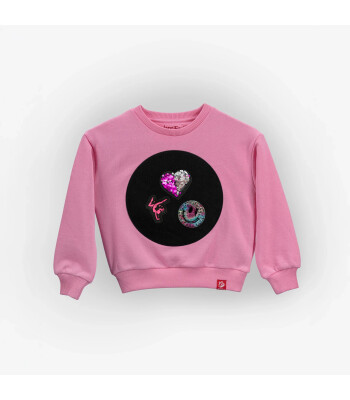 JantiFox &Ccedil;ocuk Sweatshirt // Pembe