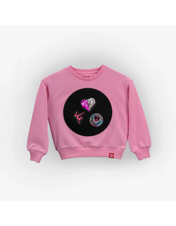 JantiFox &Ccedil;ocuk Sweatshirt // Pembe