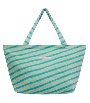 JERA MİNİ Havlu Omuz Çantası// Vague Bleu