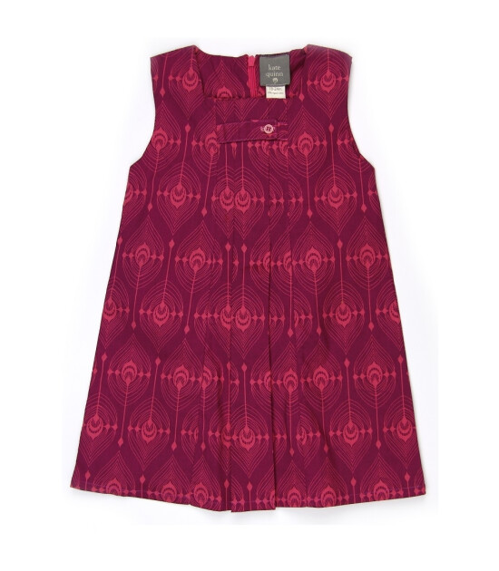 Kate Quinn Organics %100 Organik Organik Pileli Jumper Elbise (Feather)