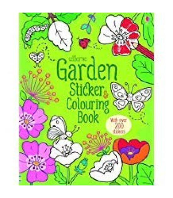 Garden Sticker & Colouring Book