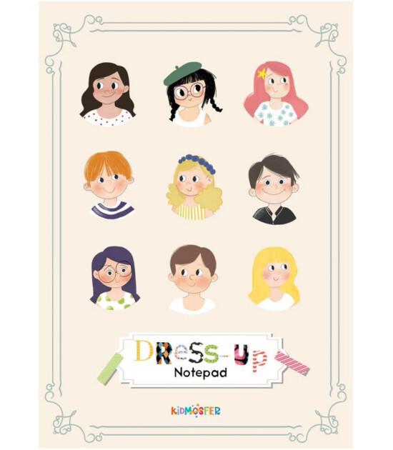 Kidsmosfer Kes-Tasarla Defter - Dress Up