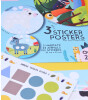 Kidsmosfer Sticker Poster Set - Habitat (Orman, Kutup ve Çiftlik Arkadaşları)
