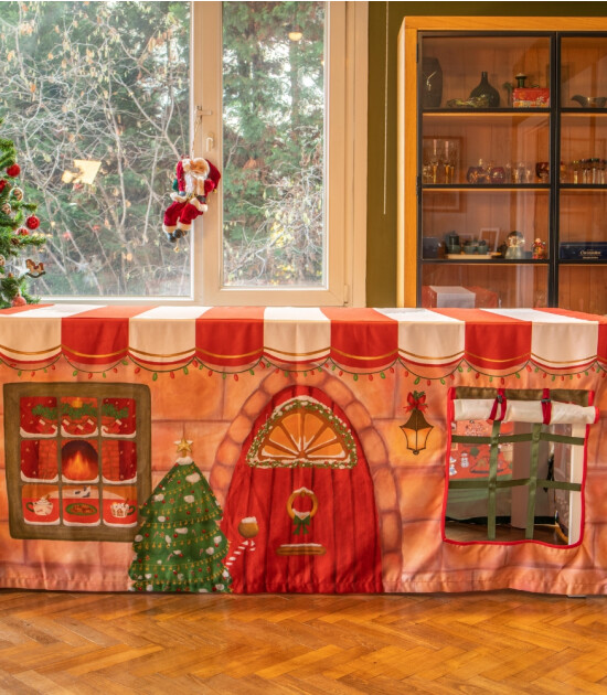 Kids and Tales Masa Örtüsü Oyun Evi // Santa's House