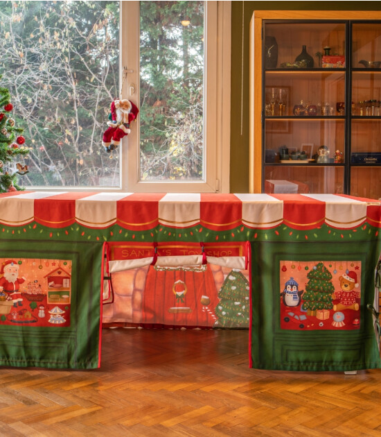 Kids and Tales Masa Örtüsü Oyun Evi // Santa's House
