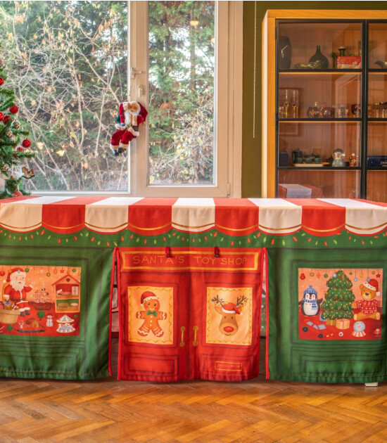 Kids and Tales Masa Örtüsü Oyun Evi // Santa's House