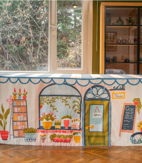 Kids and Tales Masa Örtüsü Oyun Evi // Tiny Town