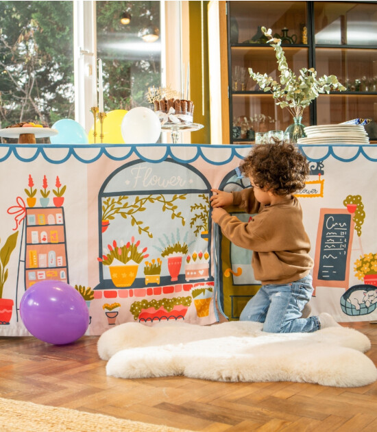 Kids and Tales Masa Örtüsü Oyun Evi // Tiny Town