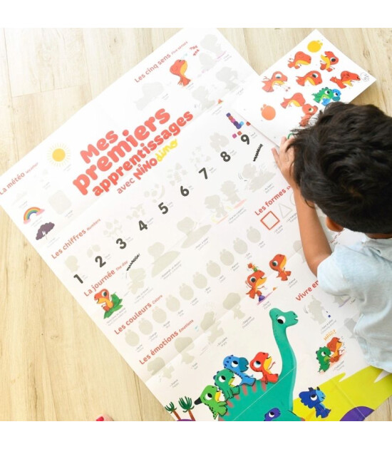 Poppik Discovery Sticker Poster // First Learnings