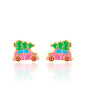 Girl Nation Holiday Studs Küpe // Car with Tree