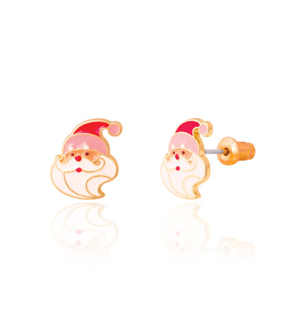 Girl Nation Holiday Studs Küpe // Holly Jolly Santa