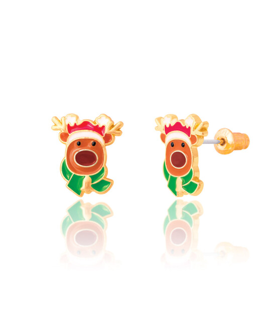 Girl Nation Holiday Studs Küpe // Reindeer Magic