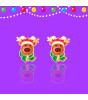 Girl Nation Holiday Studs Küpe // Reindeer Magic
