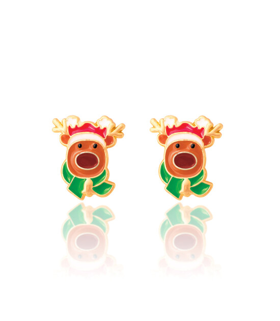 Girl Nation Holiday Studs Küpe // Reindeer Magic