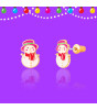 Girl Nation Holiday Studs Küpe // Snowman Wonderland