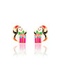 Girl Nation Holiday Studs Küpe // Penguin Surprise