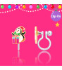 Girl Nation Holiday Clip On Klipsli Küpe // Penguin Surprise