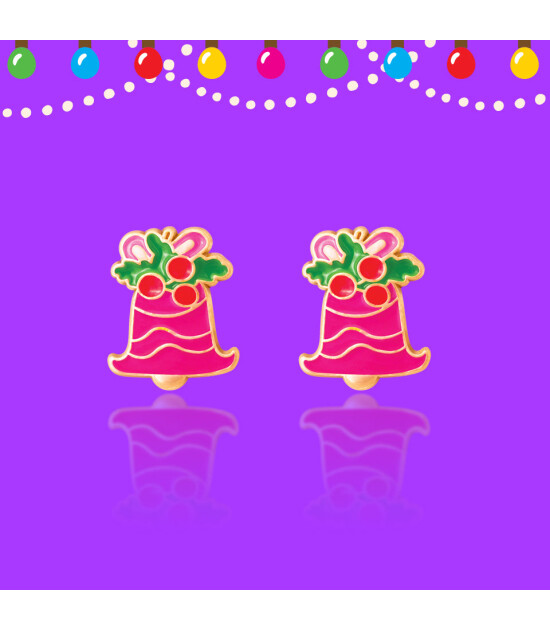Girl Nation Holiday Studs Küpe // Jingle Bell