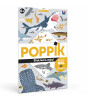 Poppik Discovery Sticker Poster // Sharks