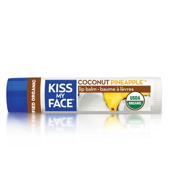 Kiss My Face Hindistan Cevizi ve Ananas Aromalı Organik Dudak Kremi