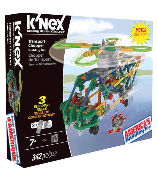 K'Nex K’Nex Taşıyıcı Helikopter (Işıklı) Building Set Knex 11413       