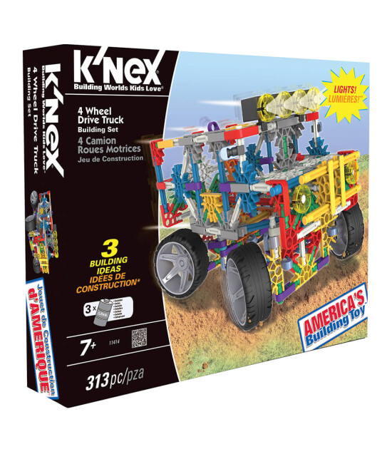 K'Nex K’Nex 4 Çeker Kamyon (Motorlu) Building Set Knex 11414           