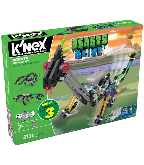 K'Nex K’Nex Bronto Yapım Seti (Motorlu) Beasts Alive Knex 34483        